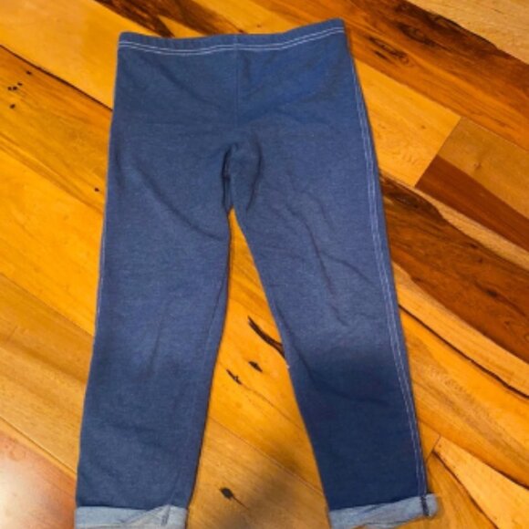 LUCY FAUX JEANS LEGGINGS JUNIORS - Picture 1 of 2